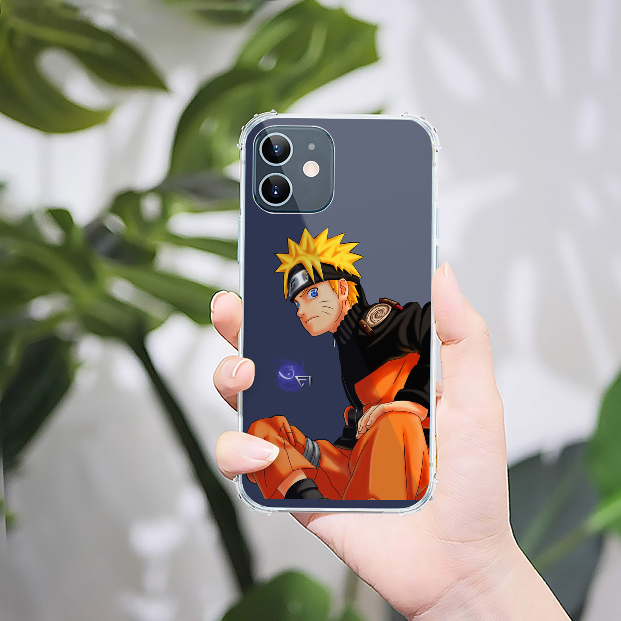 （画像用） NARUTO -ナルト- うずまき ナルト Uzumaki Naruto 【iPhone 12シリーズ対応】透明スマホケース（クリアソフトケース）